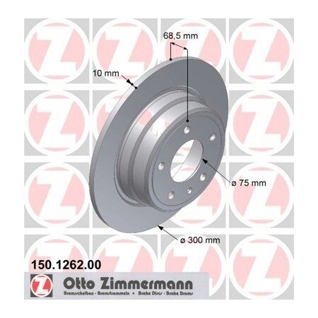 Zimmermann BRAKE DISC - STANDARD 150126200